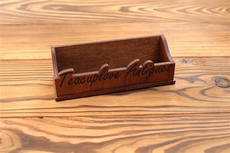 personalized business card holder desktop.